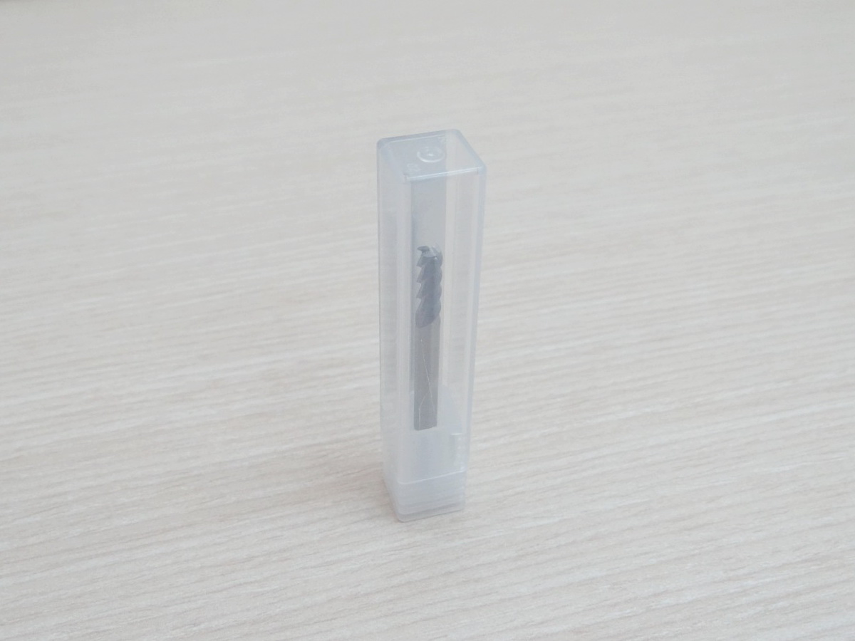 3-Flute Carbide Drill 4x4x12mm 50L HRC50 Square Flatted End Mill, Shank 4MM