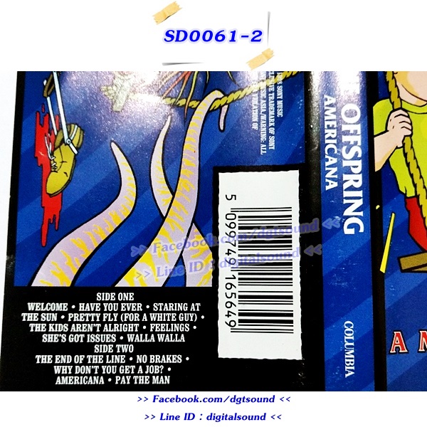 เทปคาสเซ็ท THE OFFSPRING อัลบั้ม AMERICANA