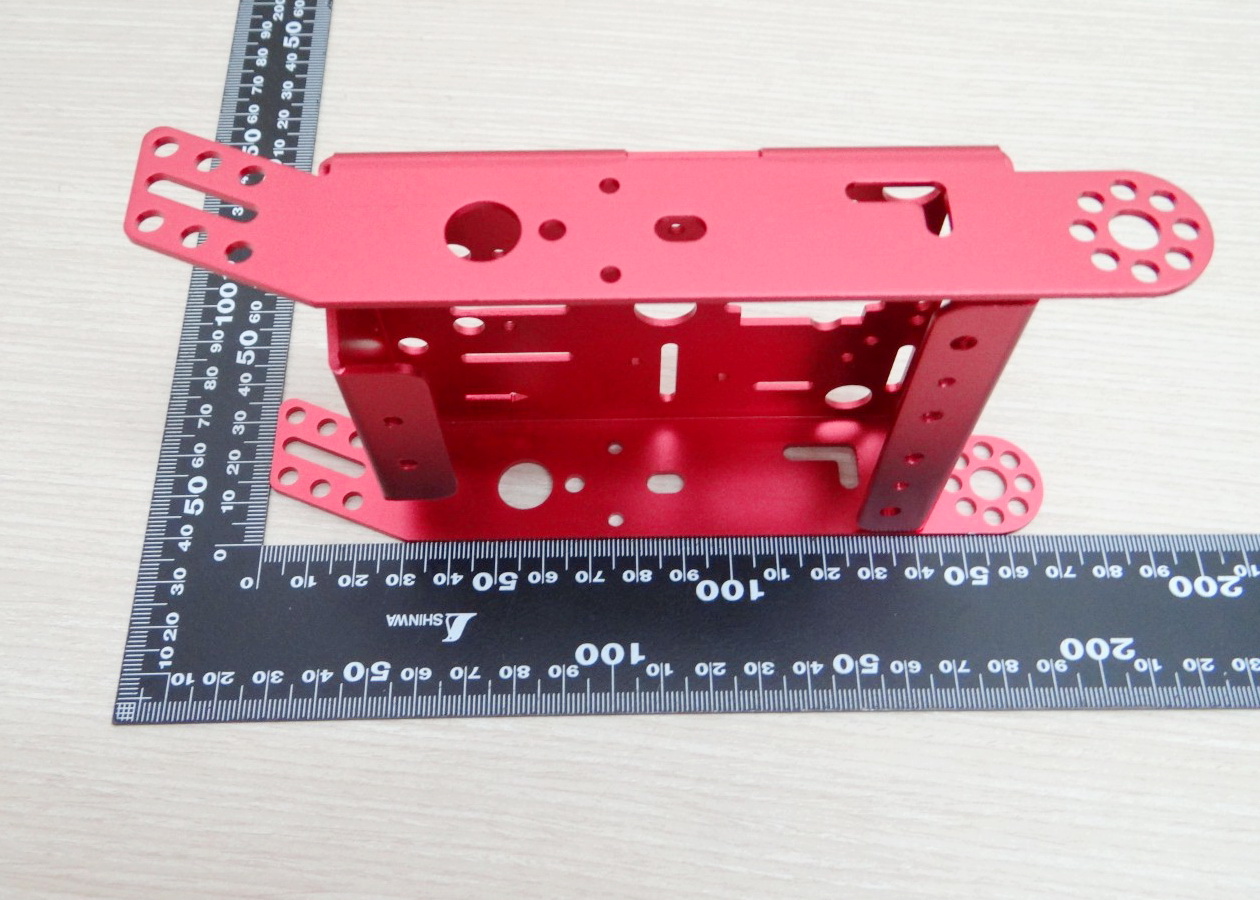 Aluminum Robot Chasis DIY (Red)