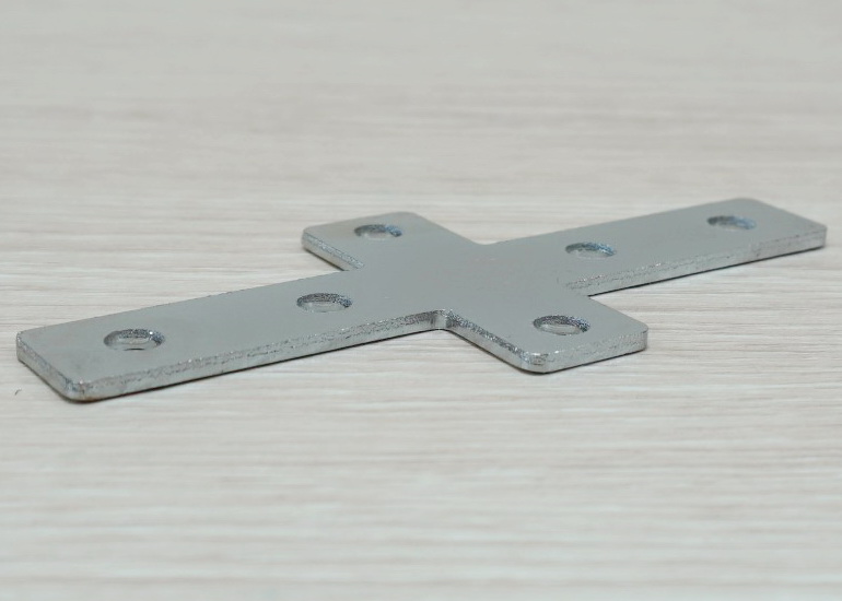 Cross Shaped Steel Joint Plate 6-Hole สำหรับ Series 20 Alu-Profile