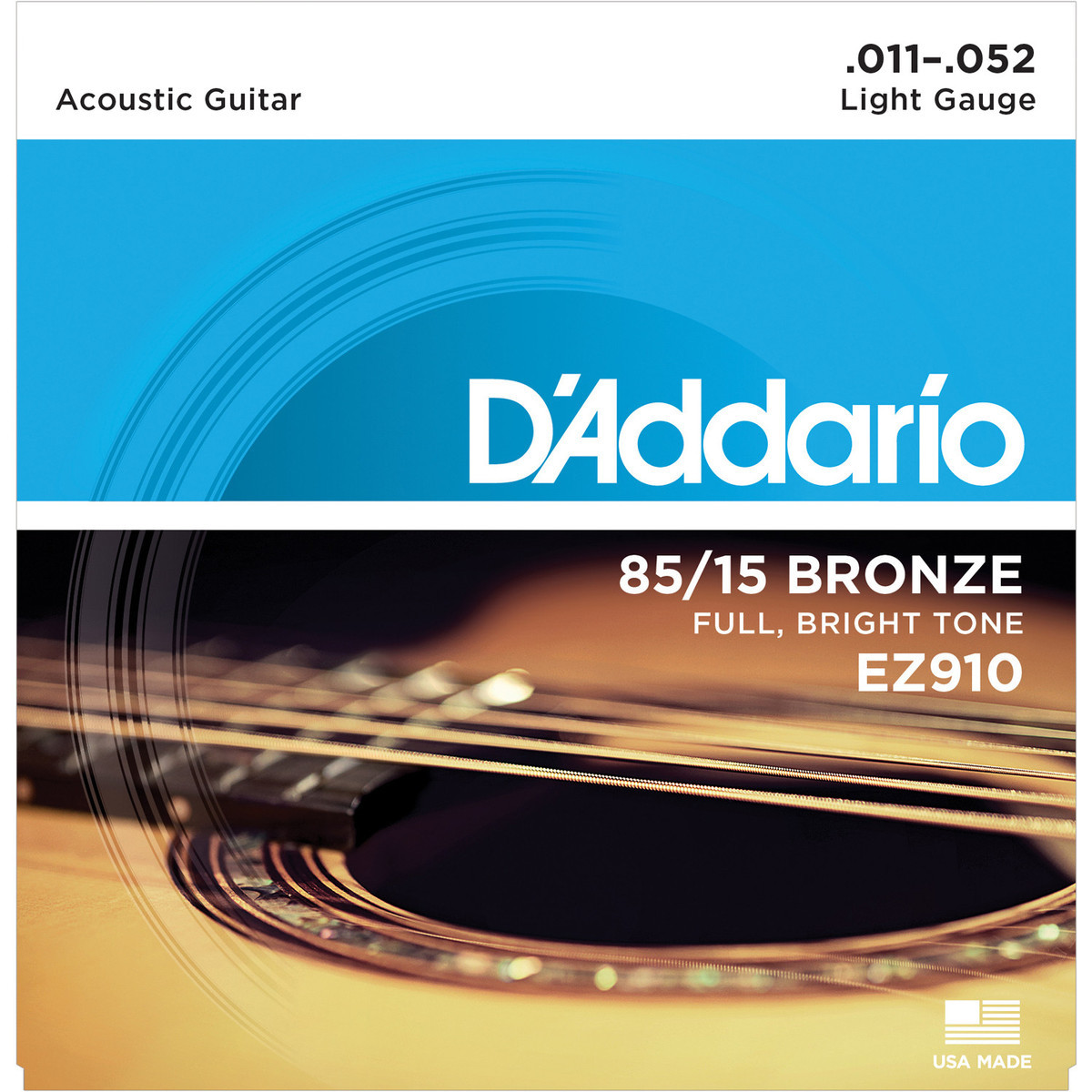 สายกีตาร์โปร่ง D'Addario EZ910 เบอร์11