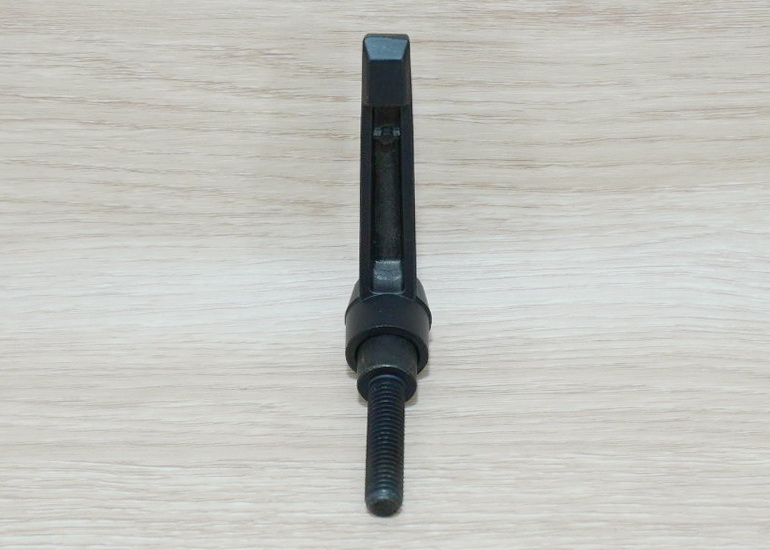 M8 x 20mm Metal Knob Adjustable Handle Lever Grip Black