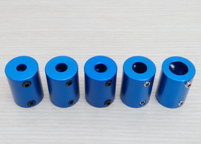 10 x 10 mm Rigid Top Wire Coupling D18 L25 mm (สีน้ำเงิน)