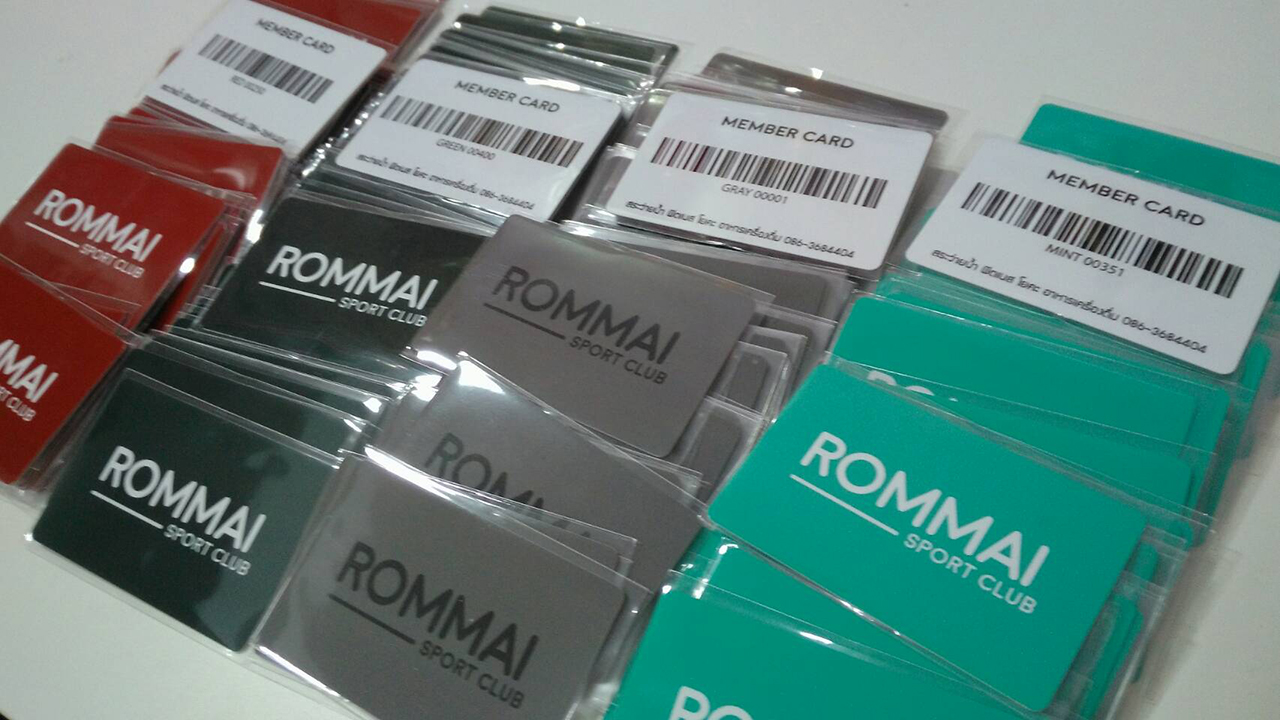 บัตรตัวอย่าง สปอตคลับ สโมสร บัตรชมรม บัตรกีฬา