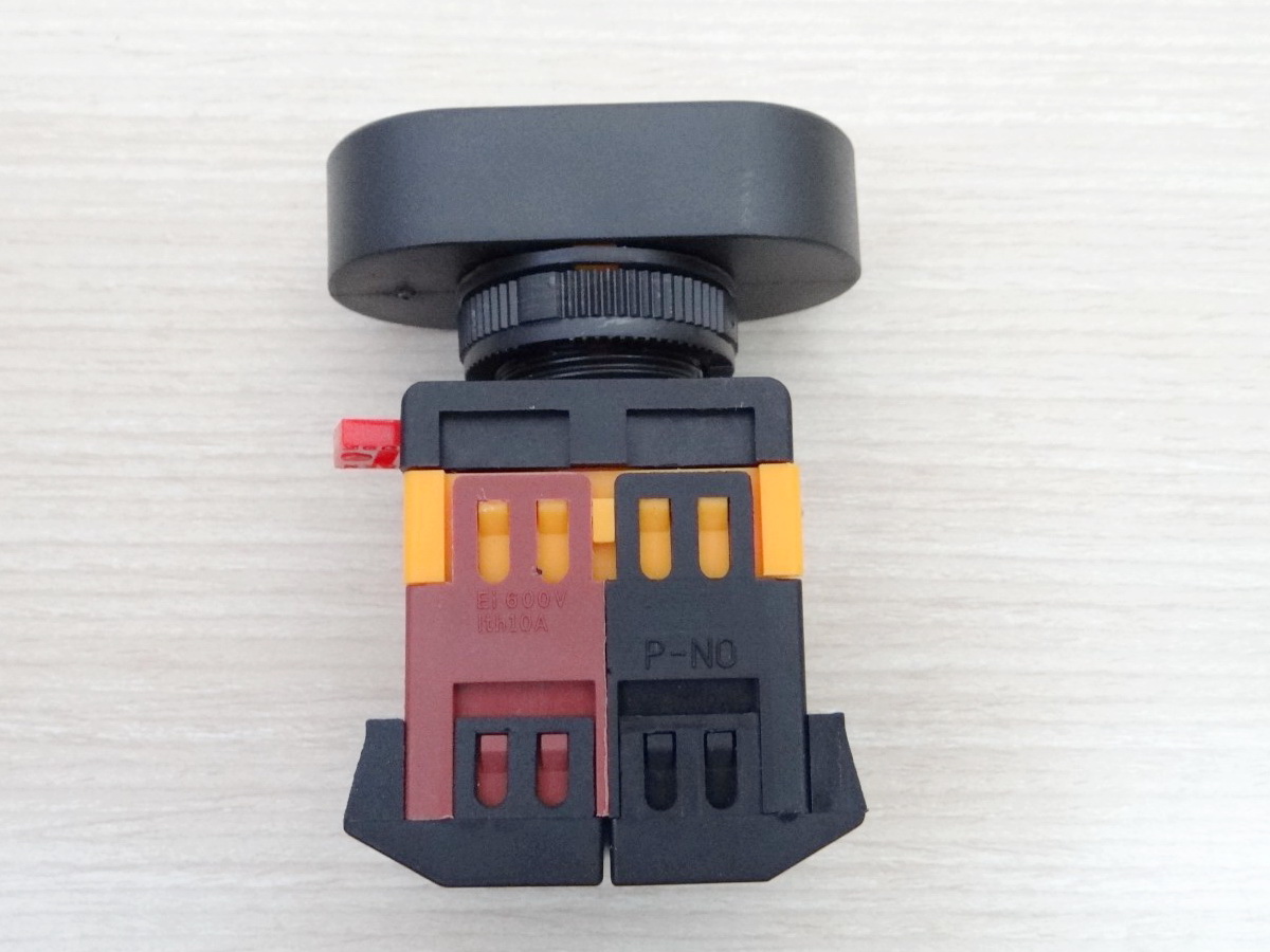 APBB-22N Control Push Button Switch With (220V LED light) Start/Stop 10A/600V (กดติด-ปล่อยดับ)