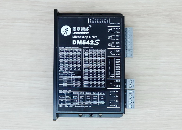 DM542S (Leadshine) Microstep Driver Peak 4.2A, 20-50 VDC 2-phase (Upgrade)