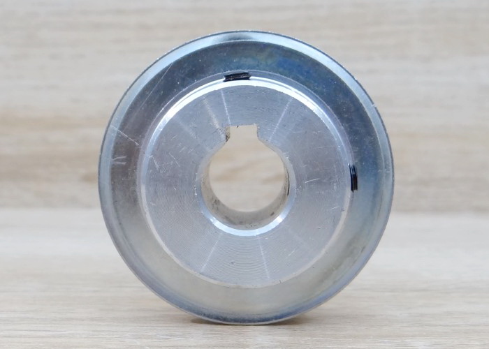 XL-10mm, 28 Tooth Timing Pulley Aluminum - 12mm + Key Hole 5mm