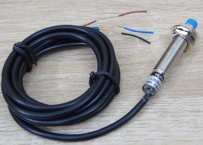 LJ8A3-2-Z/BX (NPN, NO ระยะ 2mm) 6-36V DC Inductive Proximity Sensor M8