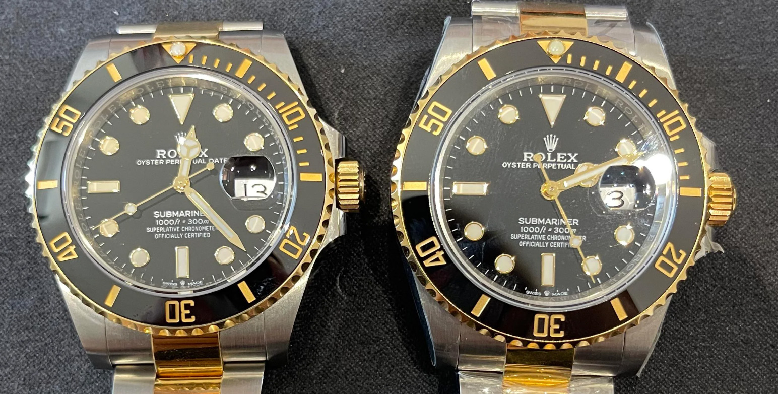 ROLEX SUBMARINER TWO TONE BLACK VSF
