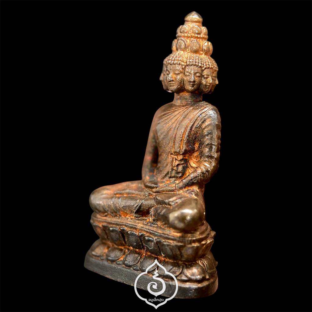 พระมหาเศรษฐีนวโกฏิ เนื้อนวะโลหะ พิมพ์ใหญ่ พิธีเสาร์ 5 มหาเศรษฐี ปี53 วัดสระเกศ และวัดไตรมิตร อ.ลักษณ์ เรขานิเทศ (หมายเลข 5729)