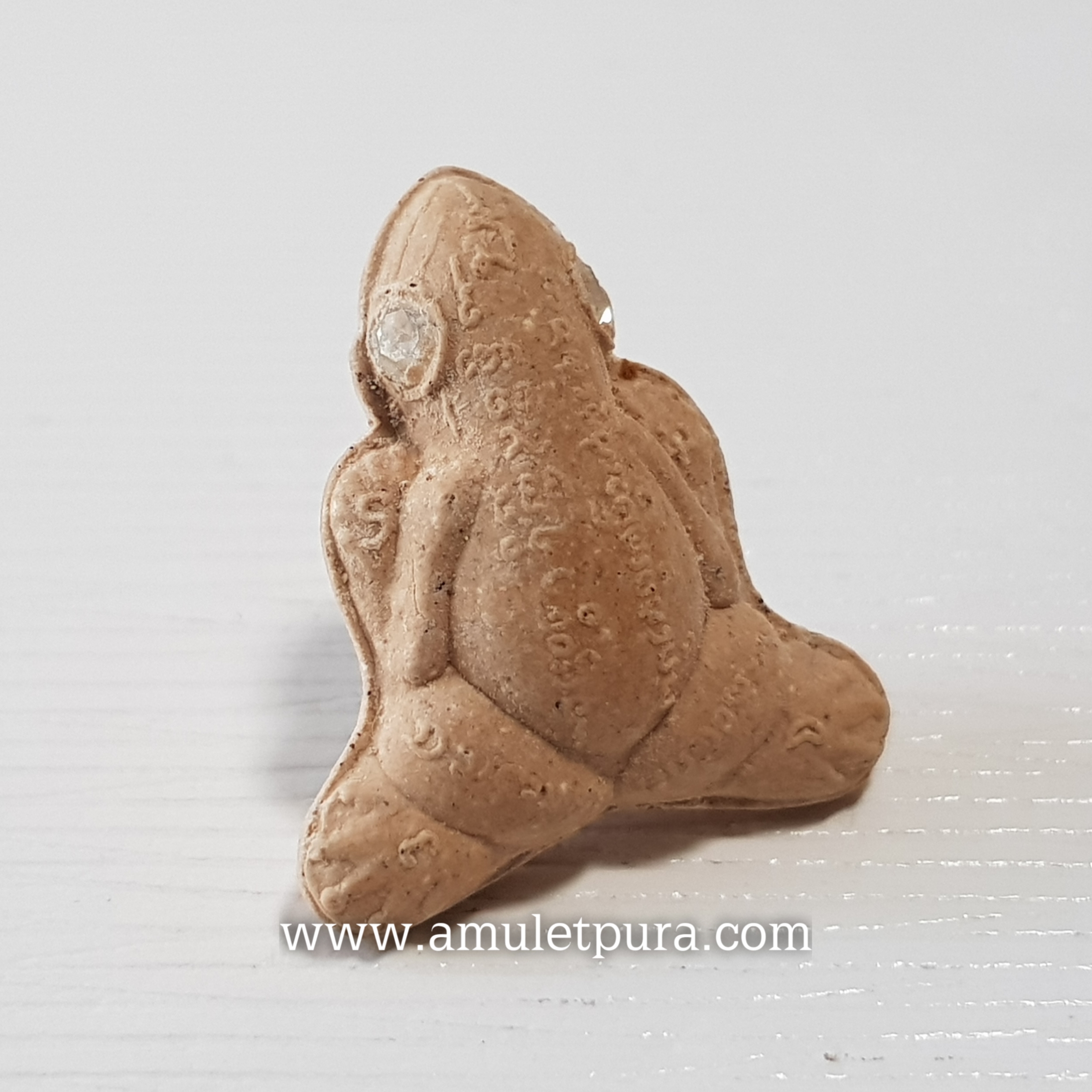 พระปิดตามหาลาภหลังกบเจ็ดดาว เนื้อผงอาถรรพ์ตาฝังพลอยเสก อ.เม้ง ขุนแผน