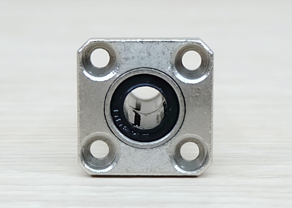 LMK8LUU 8x15x45mm Square Flange Long Linear Ball Bearing 8mm