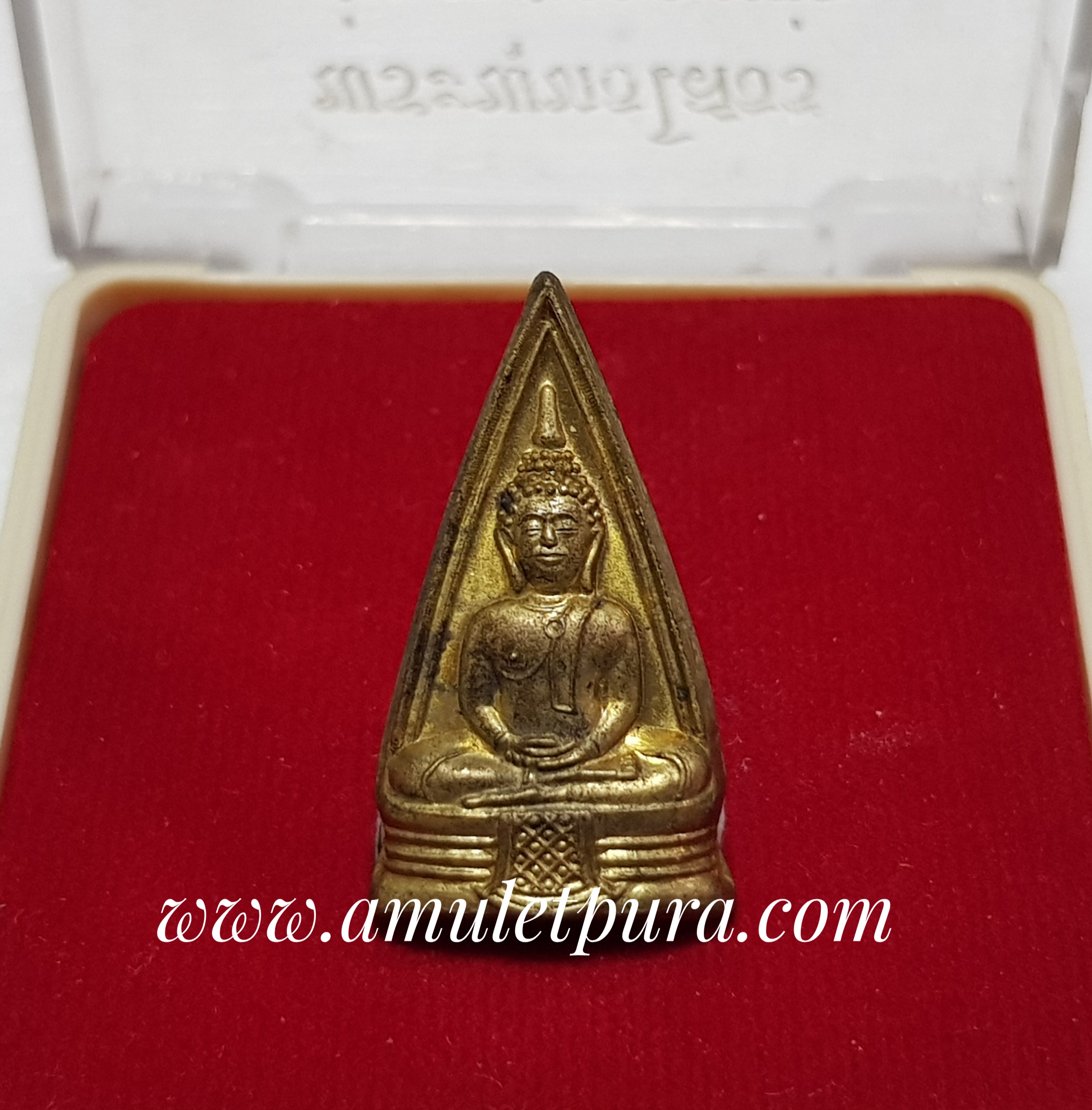 พระพุทธโสธร รุ่นพรหลวงพ่อ(พิมพ์สองหน้า)ปี51 วัดโสธรวรารามวรวิหาร จ.ฉะเชิงเทรา(โค้ด อุดผงใต้ฐาน หมายเลข12965)