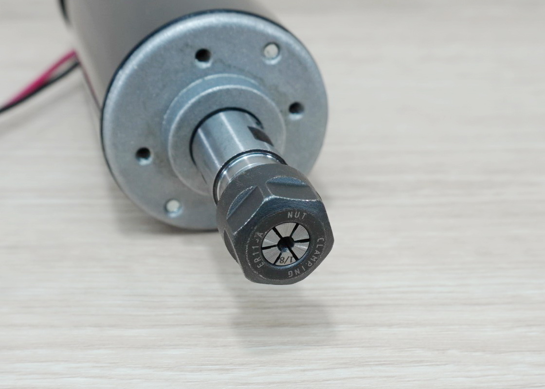 500W Spindle Motor Dia 52mm 12-100VDC ER11 Collet (Max.12000rpm)