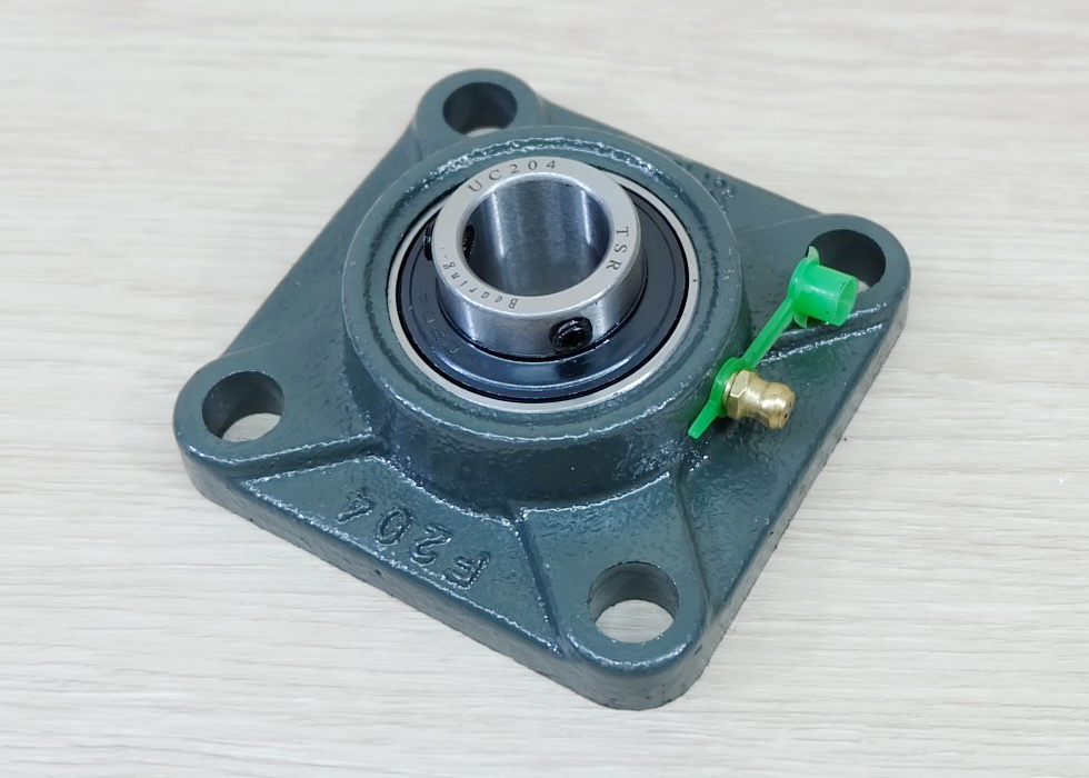 UCF204 Flange Bearing Unit 20mm Cast Iron Housing Self-aligning