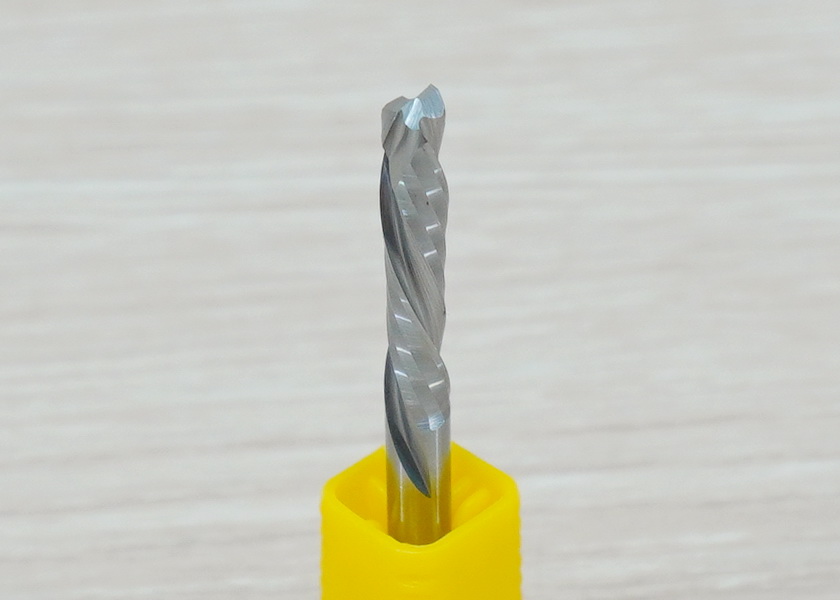 Double-Edged Compound Milling Cutter 4x4x22mm Blade Spiral Carbide เกรด 3A