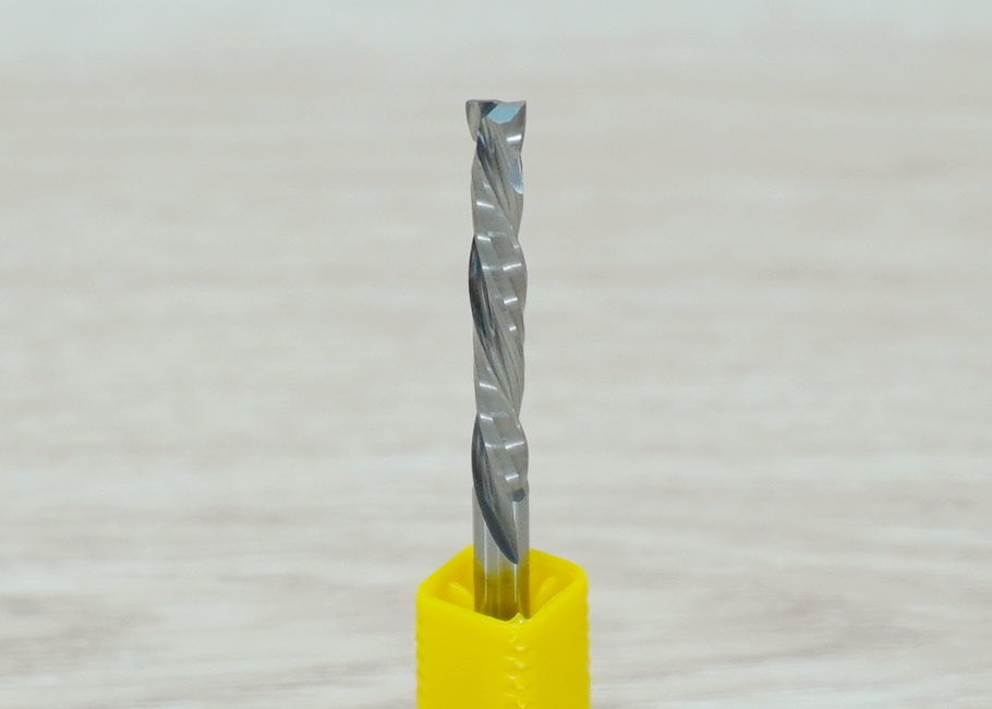 Double-Edged Compound Milling Cutter 4x4x28mm Blade Spiral Carbide เกรด 3A