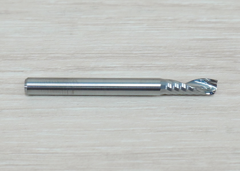 Wood/Acrylic - 4x4x12mm Single Flute Bit Carbide End Mill (SHKxCEDxCEL) เกรด 3A