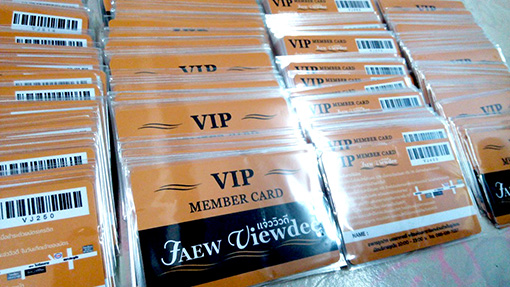 พิมพ์บัตรแข็ง Pvc 0.76 Card ขนาดหนาบัตรเอทีเอ็ม