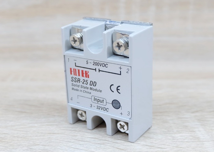 Solid State Relay SSR-25DD, 25A (5-200VDC /3-32VDC)