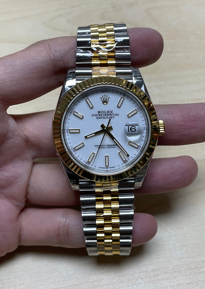 ROLEX DJ 41 MM. YELLOWGOLD VSF