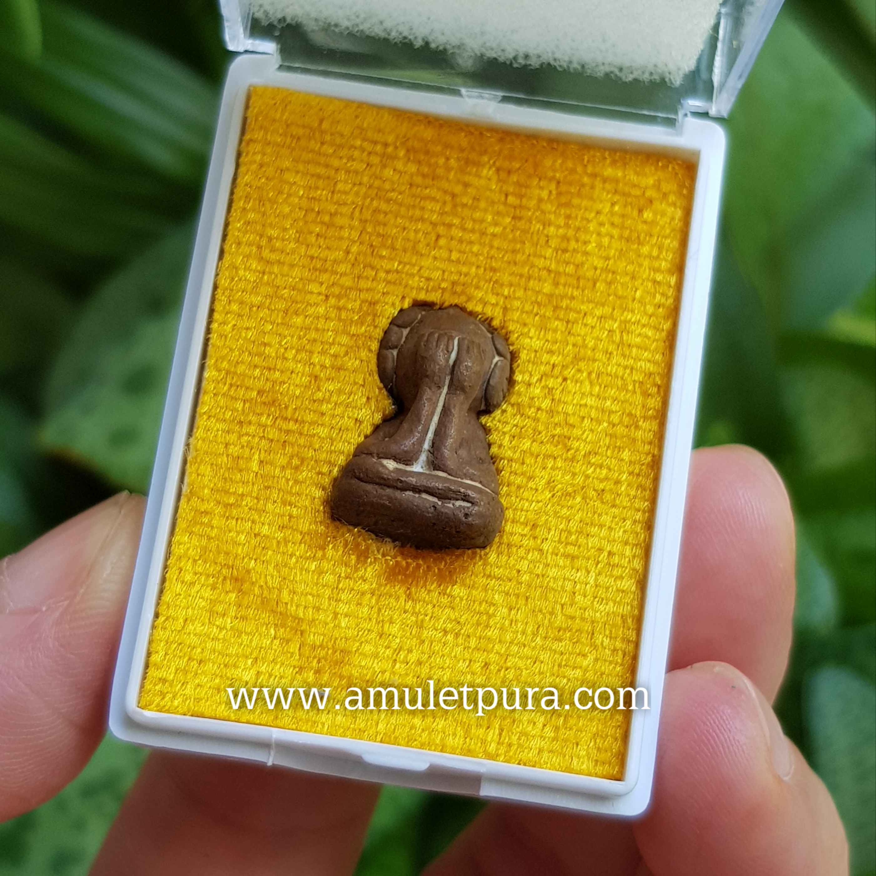 พระปิดตาหล่อโบราณ (เนื้อทองแดงเถื่อน) รุ่นแรก ปี63 หลวงปู่ชัช วัดบ้านปูน จ.พระนครศรีอยุธยา (ตอกโค้ด หมายเลข40)