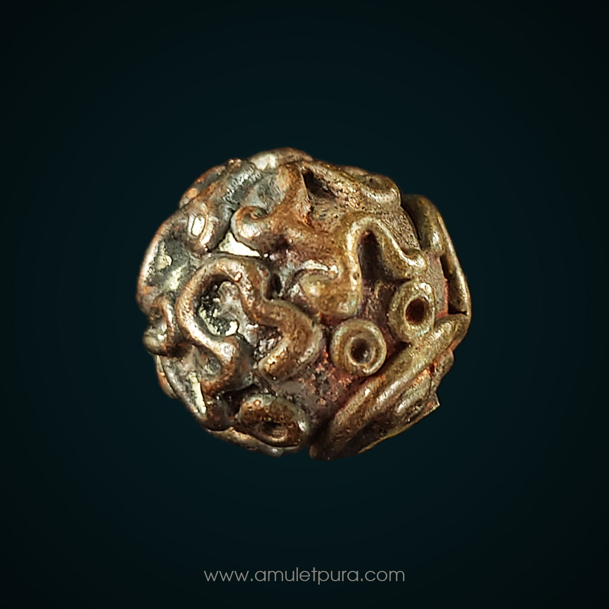 เม็ดกระสุนคตเนื้อโลหะ (เนื้อมหาชนวน) รุ่นแรก ปี65 พ่อท่านอิ่ม 105 ปี วัดทุ่งนาใหม่ จ.นครศรีธรรมราช สร้างโดยอาจารย์เณรดอยเมืองตรัง (มีโค้ด หมายเลข 1467)