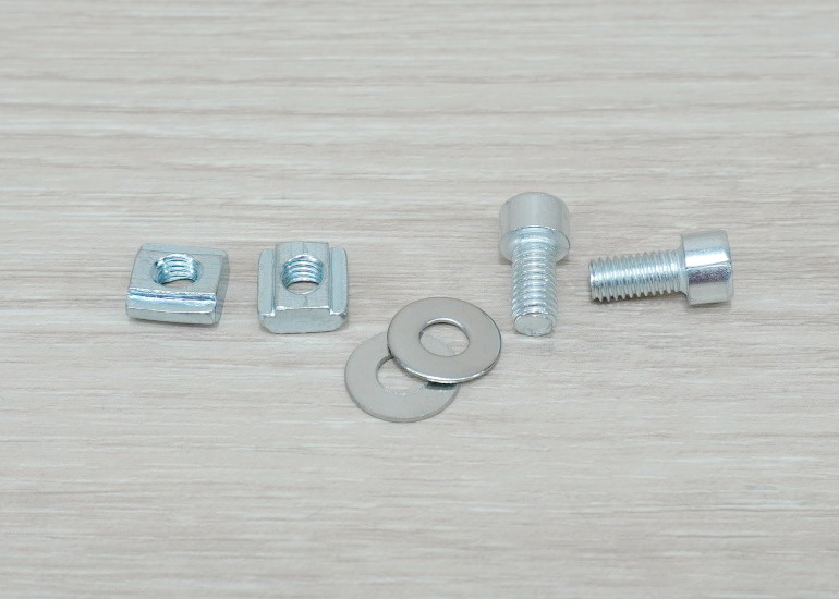 Bracket D28-A สำหรับ Series 20 Alu Profile + ชุดน็อตสกรู T-Nut M5 Series 20