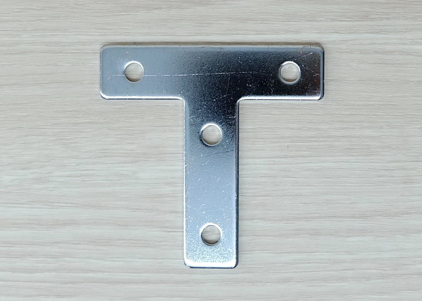 T-Shaped Steel Joint Plate 4-Hole สำหรับ Series 20 Alu-Profile