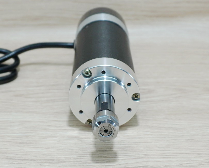 600W ER11 Brushless Spindle DC Motor (Max.9000rpm) + WS55-220WG Brushless DC Motor Driver 48V 600W