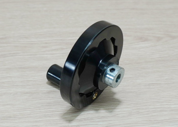 80mm Bakelite-Solid Handwheel with Coupling Bore 8mm
