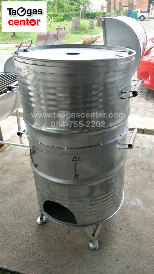 ถังอบใช้ถ่าน 200 ลิตร แบบB (ซิงค์)