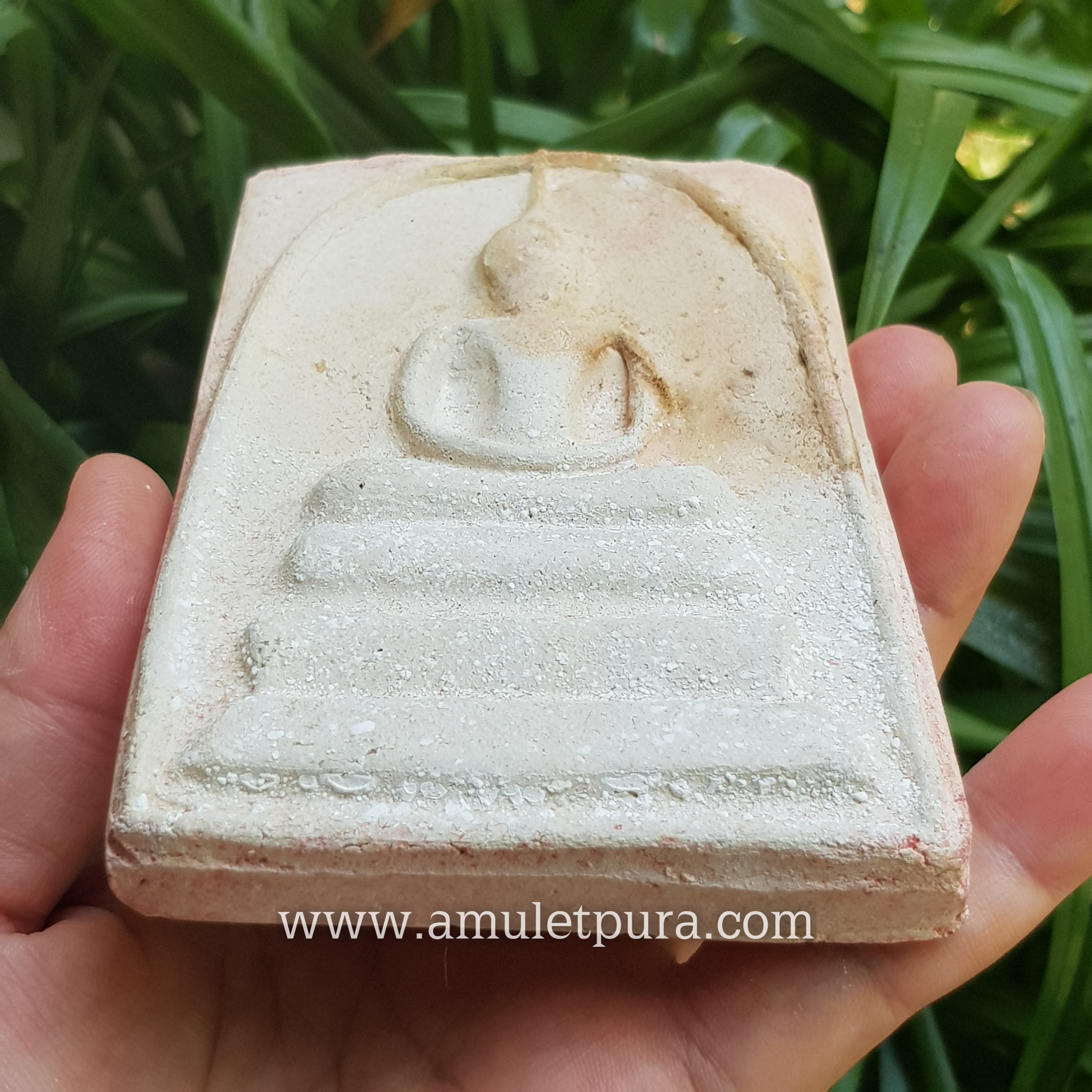 พระสมเด็จวัดระฆัง พิมพ์จัมโบ้ รุ่นแรก ปี39 วัดระฆังโฆสิตาราม กรุงเทพมหานคร(ด้านหลังองค์พระมีปั๊มตรายางวัดรูประฆัง)