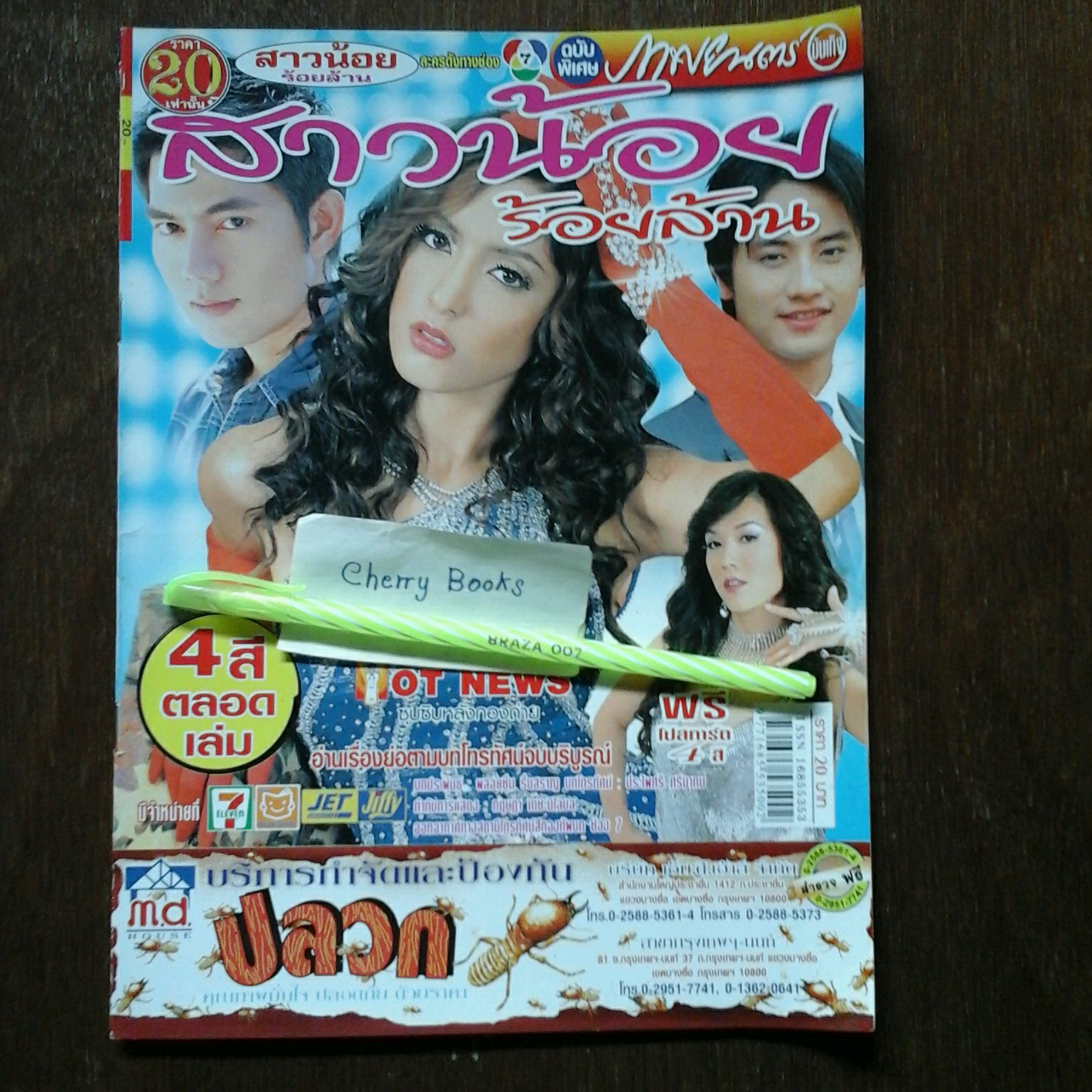 หนังสือเรื่องย่อละคร สาวน้อยร้อยล้าน