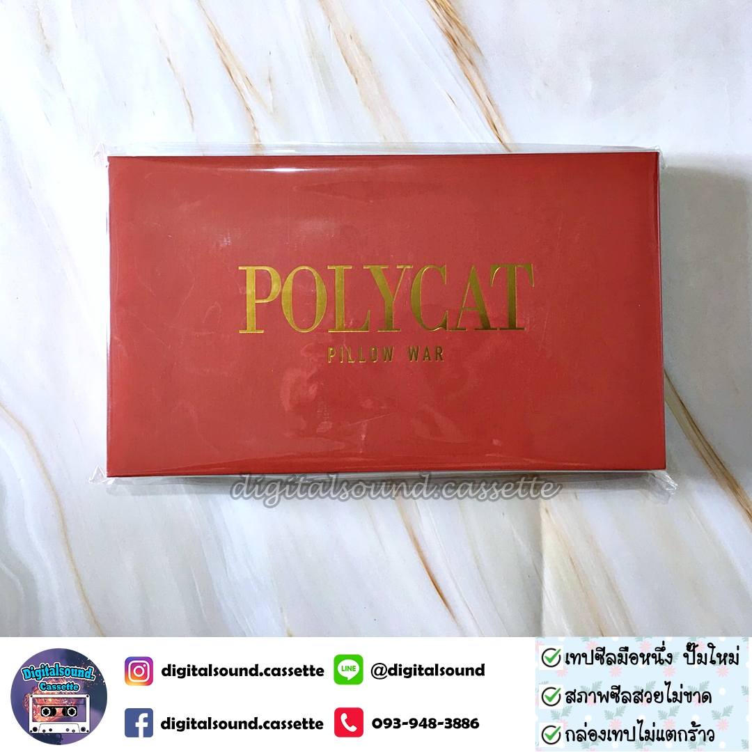 CD เทปคาสเซ็ท POLYCAT โพลีแคต อัลบั้ม Pillow War (ซีลมือหนึ่ง)