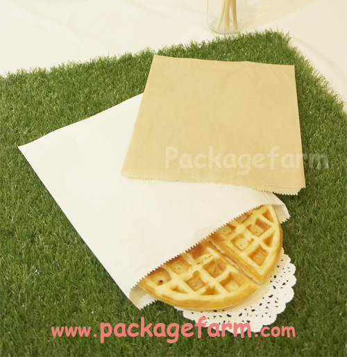 ถุงกระดาษบาง ขนาด 8" x 10" ไม่มีข้างและก้น