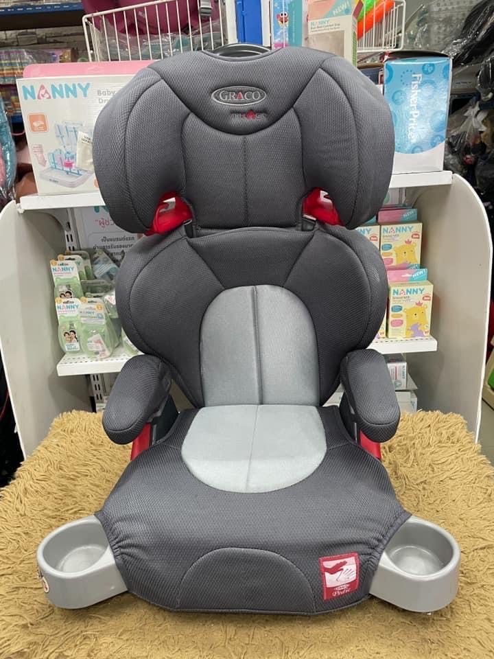Graco บูสเตอร์ซีท Graco ยกหัวสูงต่ำได้ 3-12ขวบ มีที่วางแก้ว สภาพสวย 90% สวยใกม่มากๆ มือสองญี่ปุ่น