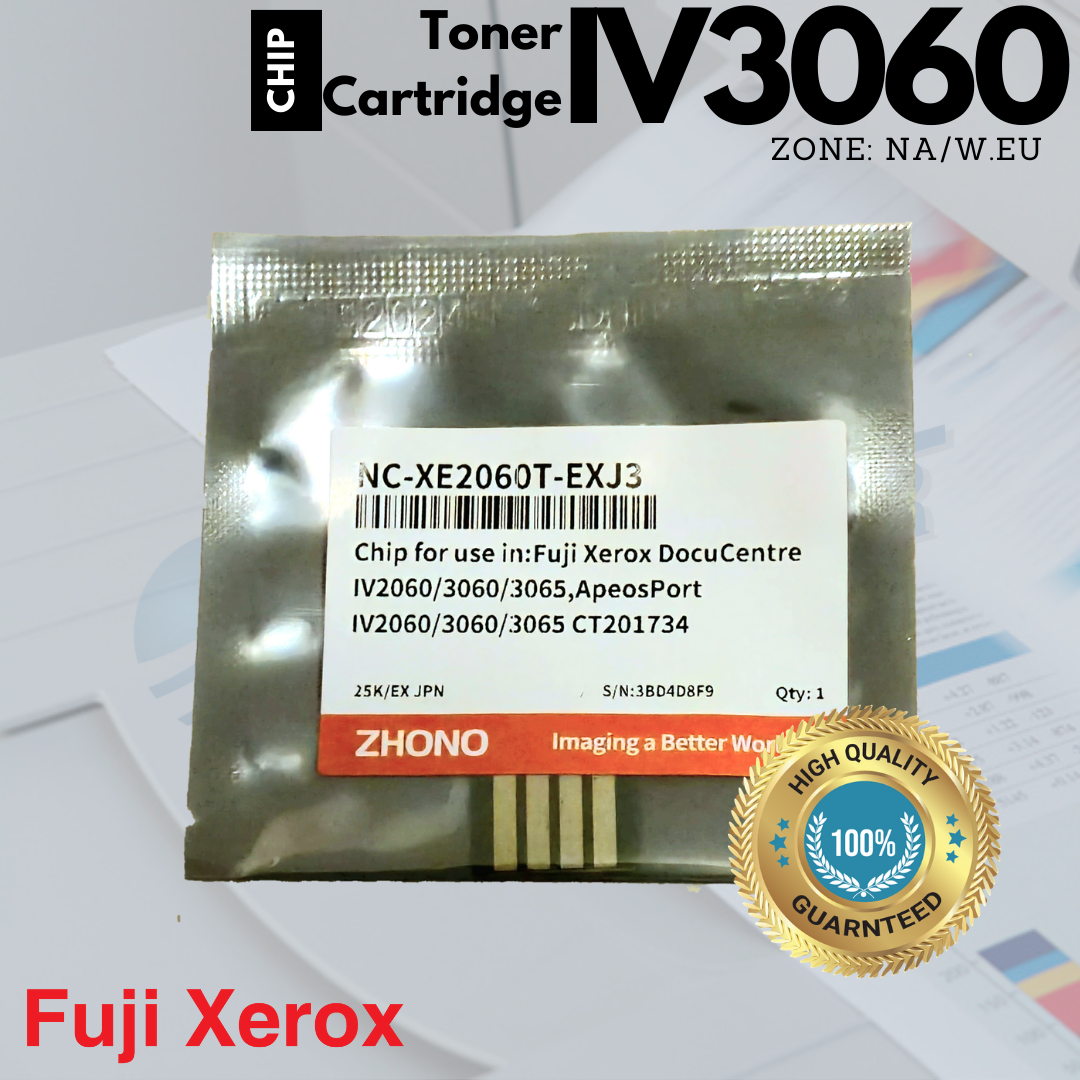 ชิพ Reset สำหรับตลับหมึก เครื่องถ่ายเอกสาร Fuji Xerox รุ่น IV 2060 3060 3065 รหัส CT201734 / Ex.JPN