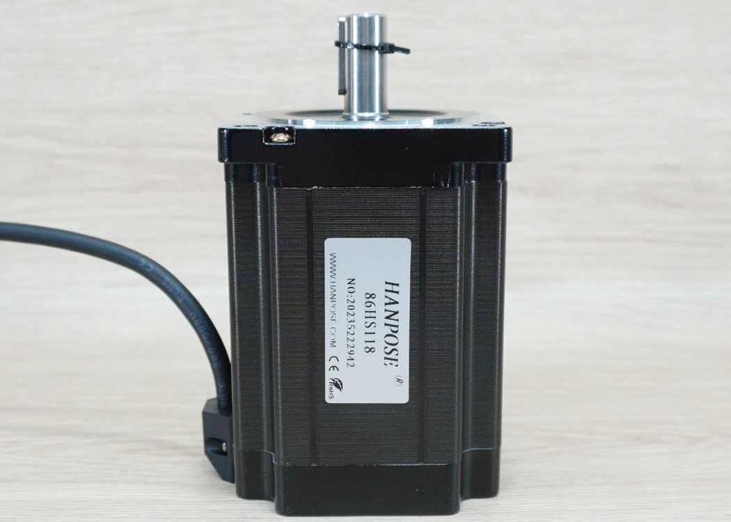 HANPOSE - Stepper Motor (Nema34) แรงบิด 8N.m 6A Shaft 14mm (86HS118)
