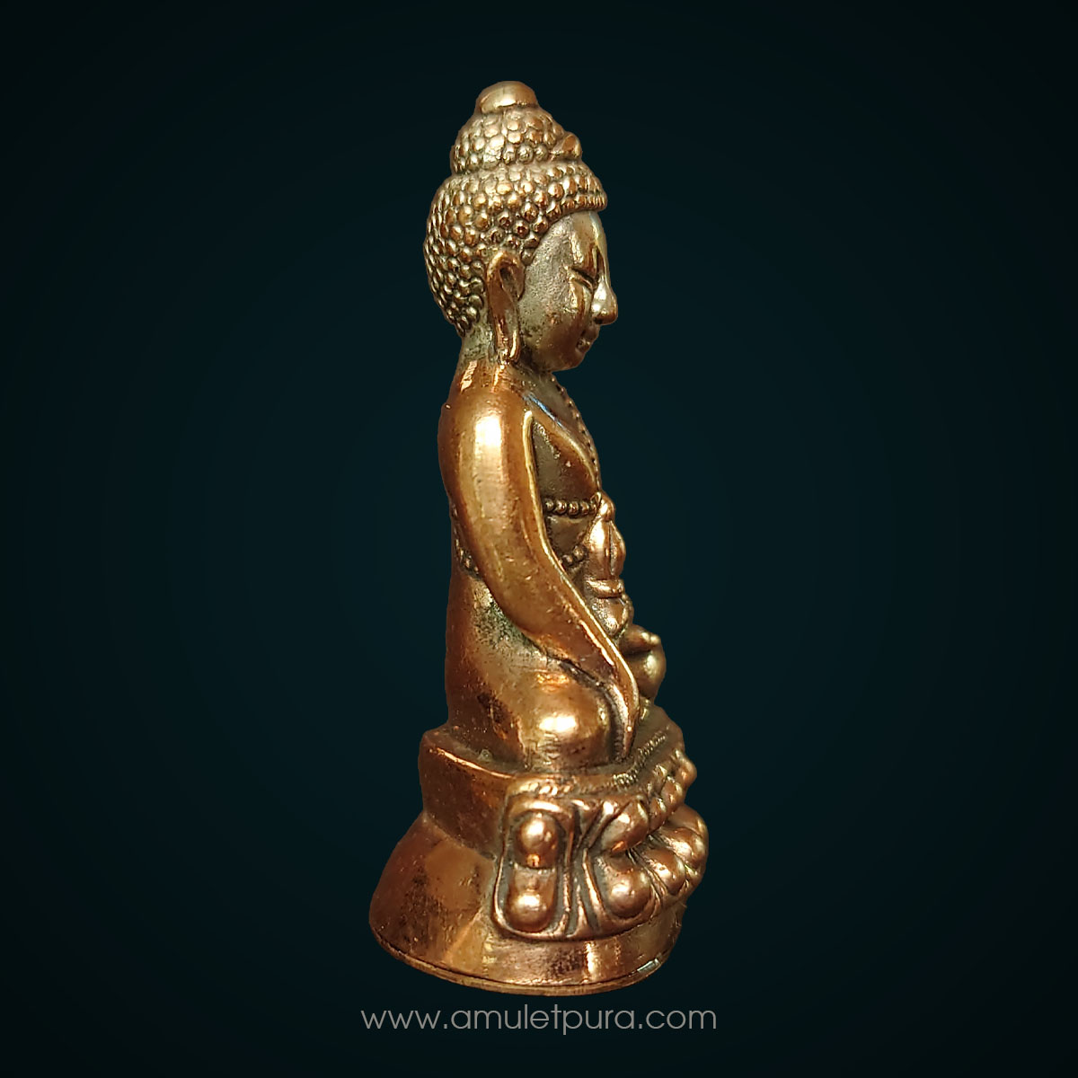 พระกริ่งใหญ่พรหมเวที เนื้อบรอนซ์ทองซาติน ปี57 พระพรหมเวที (สมเด็จพระพุฒาจารย์ สนิท ชวนปญฺโญ) วัดไตรมิตรฯ กรุงเทพฯ (มีโค้ด หมายเลข 648)