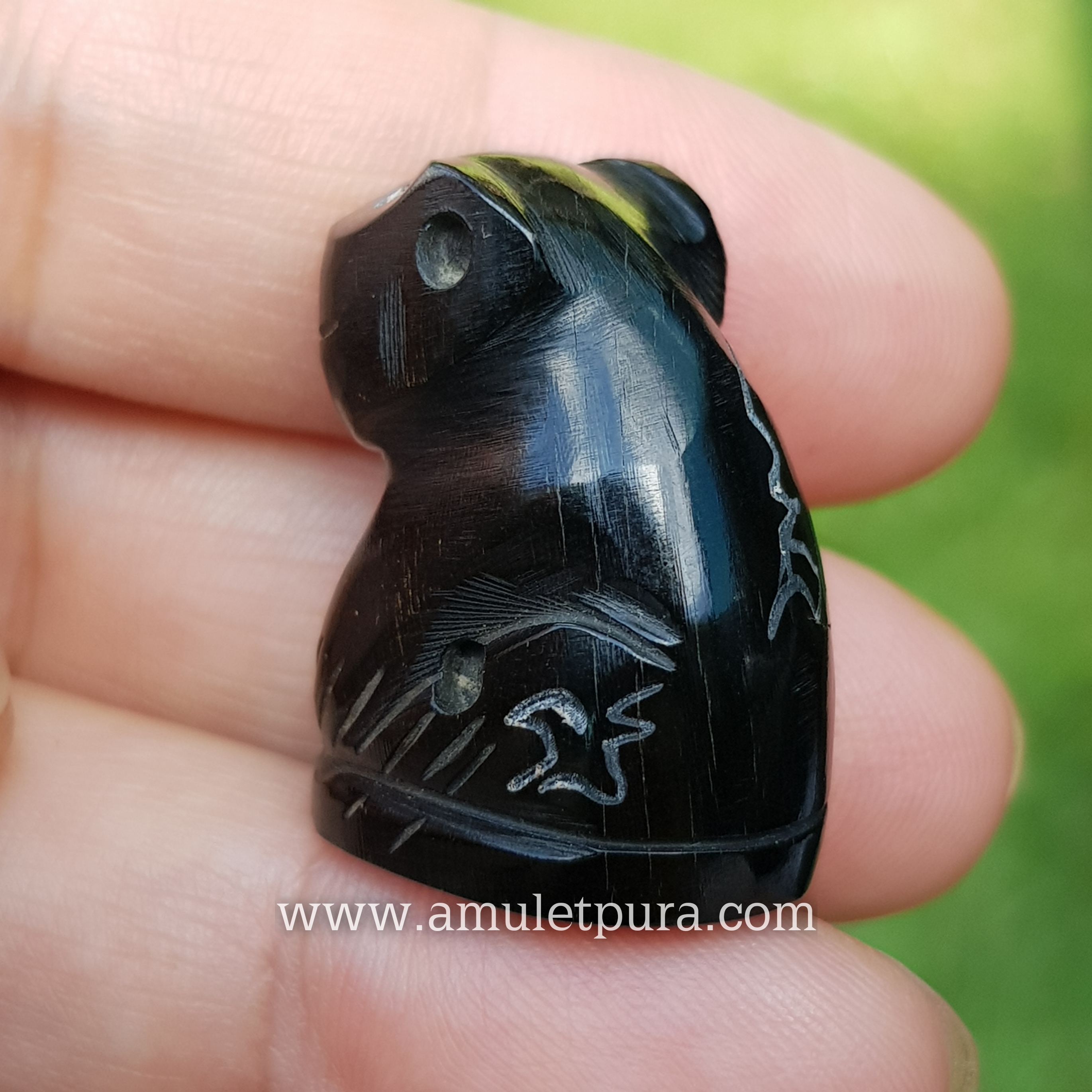 เสือเขาควายแกะอุดกริ่ง(พิมพ์จัมโบ้หุบปาก จารครบสูตร)รุ่นไตรมาส ปี44 หลวงพ่อเปิ่น วัดบางพระ จ.นครปฐม