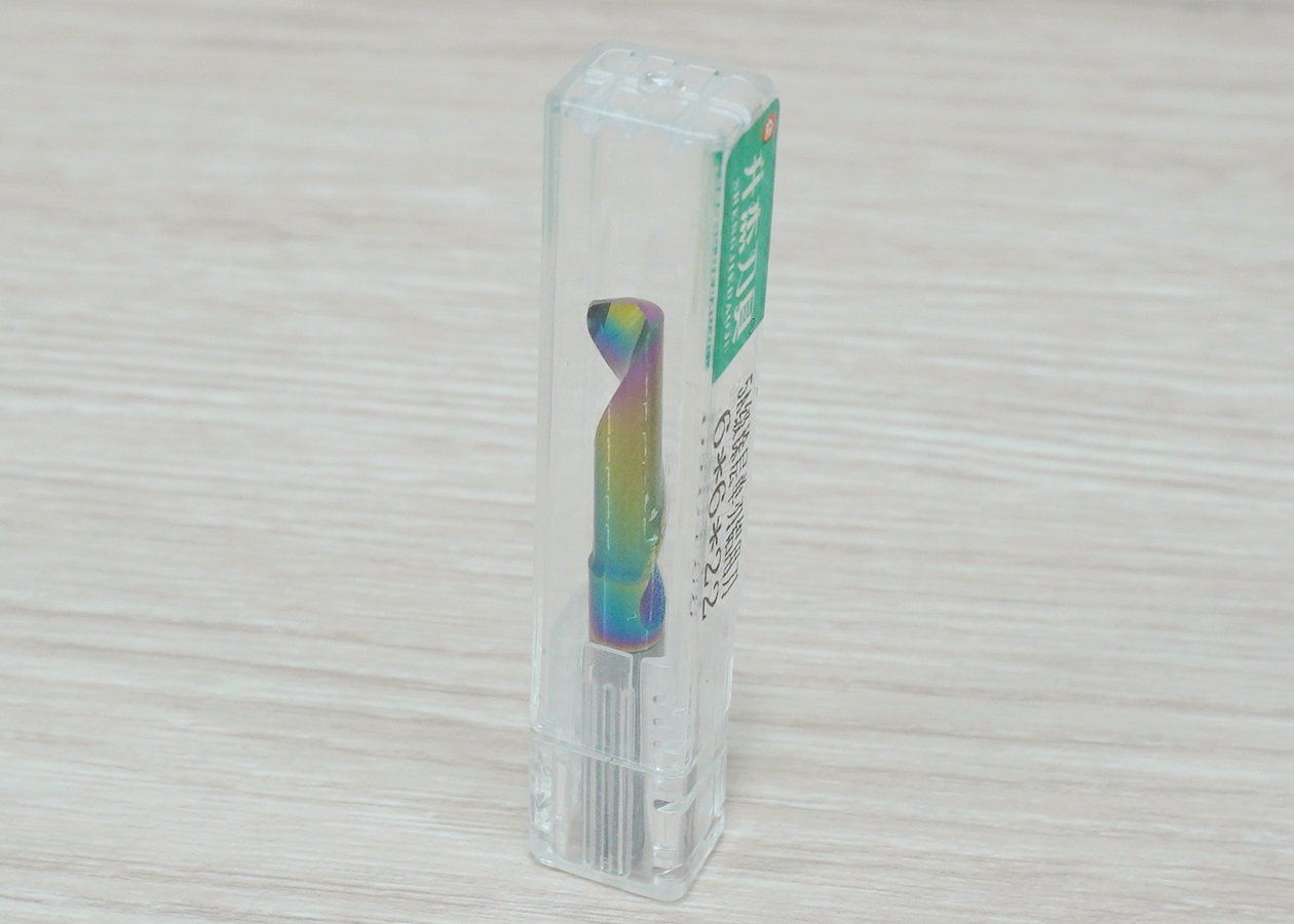 [เกรด 5A] - Single Flute DLC Coating 6x6x22 High Efficiency End Mill, Shank 6mm