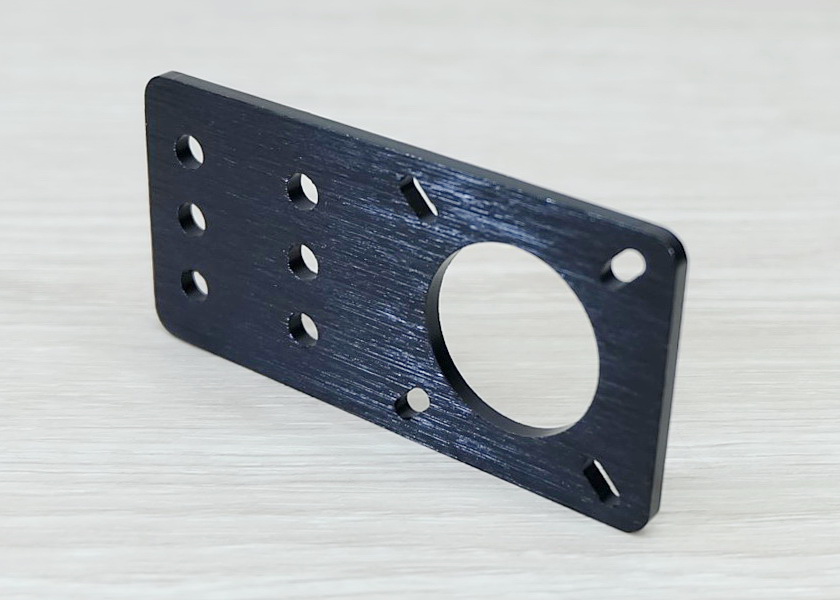 Motor Mount Plate - NEMA 17 Stepper Motor (Black)