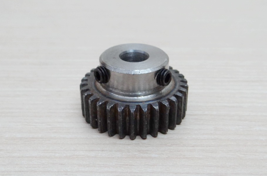 Spur Gear Pinion 1.0 Mod 30Teeth Bore 12.7mm (straight teeth - เฟืองตรง)