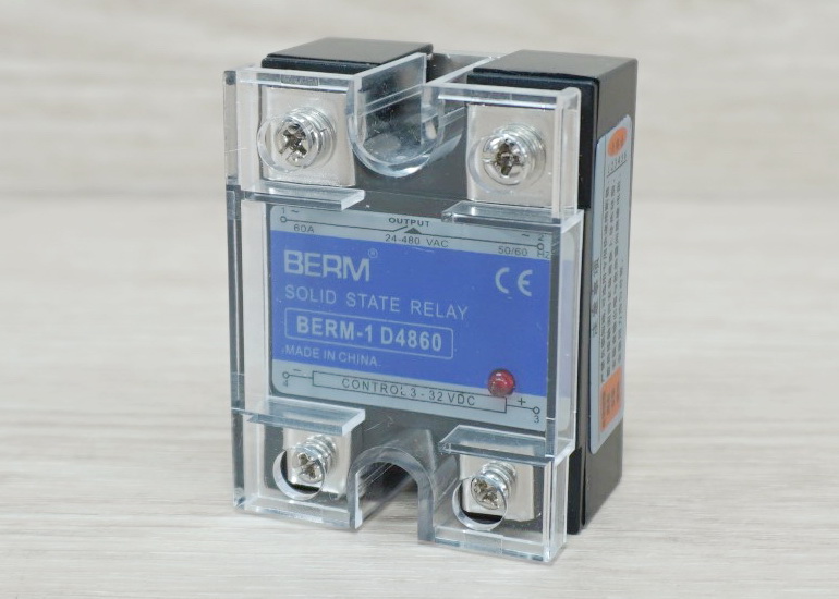 BERM-1 D4860 Solid State Relay, SSR 60A input 3-32VDC output 24-480VAC