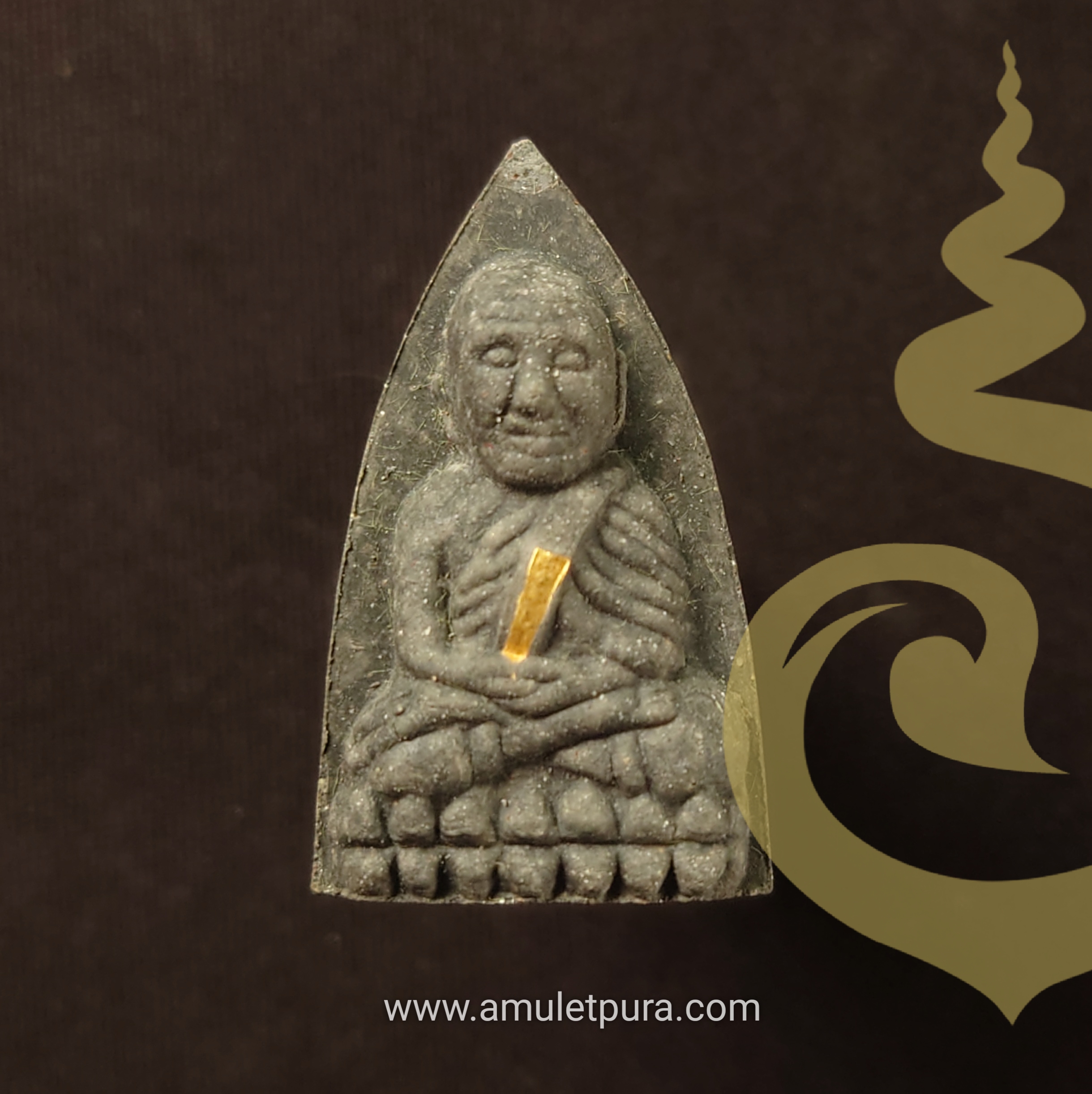 ชุดหลวงปู่ทวดตะกรุดทองคำ (เนื้อว่านผสมผงงาช้างแมมมอธ พิมพ์ซุ้มรูปเหมือน,พิมพ์ใหญ่,พิมพ์พระรอด)รุ่นพุทธคุณกุญชร ปี41 วัดช้างให้ จ.ปัตตานี จัดสร้างโดย มูลนิธิศรีรัตนโกสินทร์ (มีโค้ด หมายเลข 7729) พระอาจารย์นองปลุกเสก