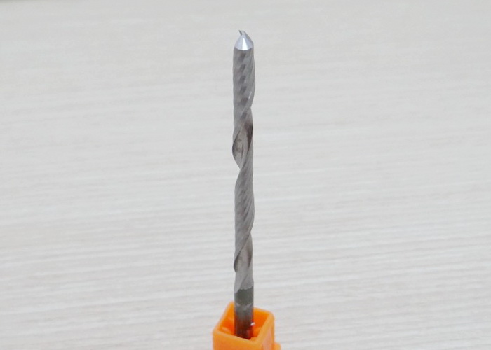 Wood/Acrylic - 4x4x52mm Single Flute Bit Carbide End Mill (SHKxCEDxCEL) เกรด 1A