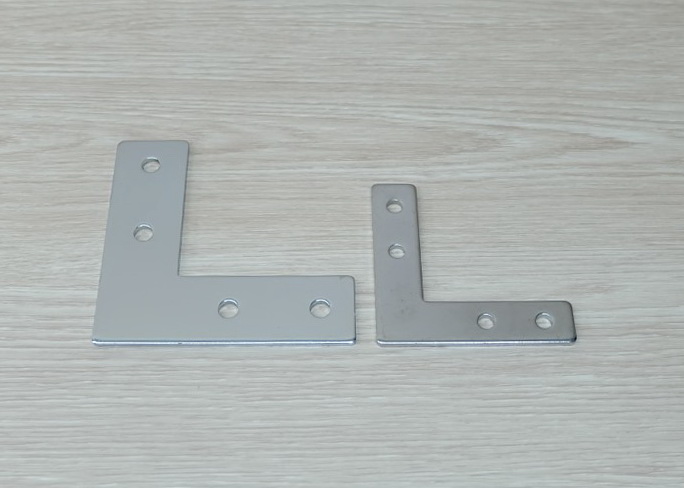L-Shaped Steel Joint Plate 4-Hole สำหรับ Series 30 Alu-Profile