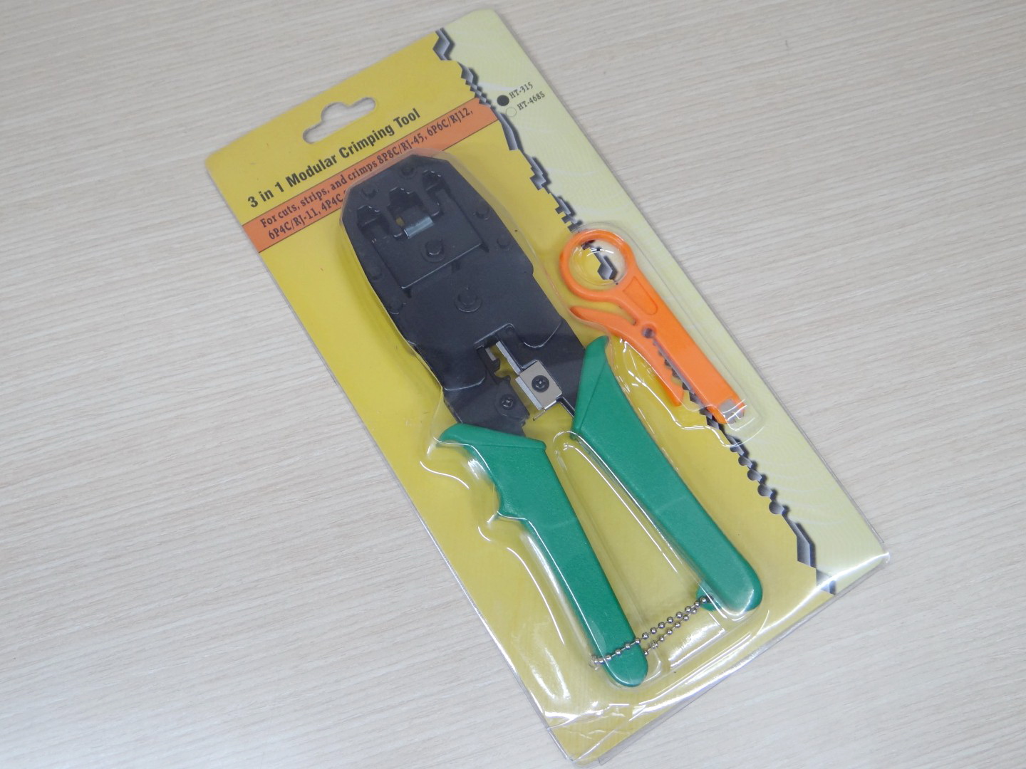 HT-315 Crimping Pliers 4p 7.65mm / 6p 9.65mm / 8p 11.68mm Network Connector