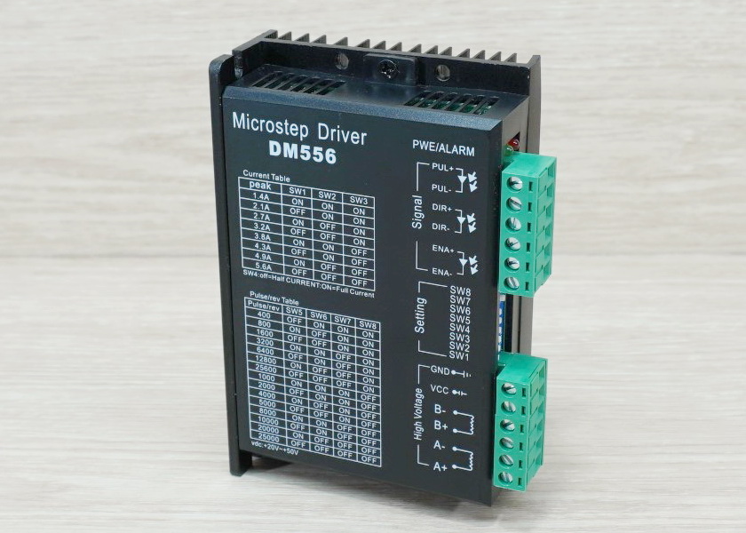 DM556 (Jiawen) Microstep Driver Peak 5.6A, 20-50 VDC 2-phase